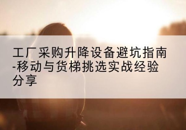 保定移动式升降机怎么选-工厂采购升降设备避坑指南-移动与货梯挑选实战经验分享