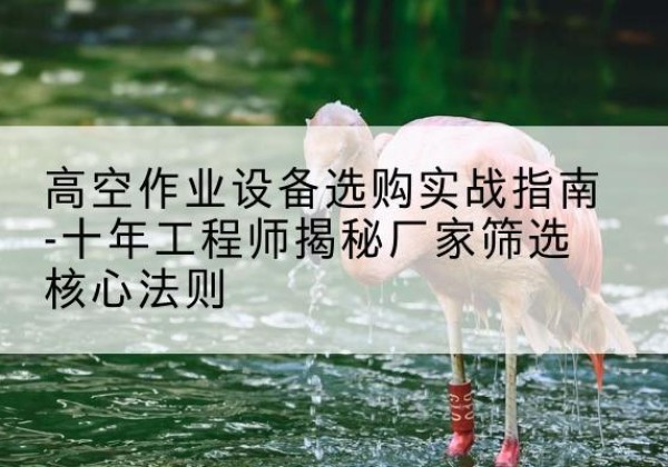 保定剪叉式升降机厂家-高空作业设备选购实战指南-十年工程师揭秘厂家筛选核心法则